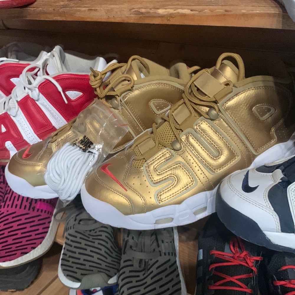 Nike air more uptempo supreme 9.5